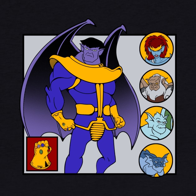 Gargoyanos // Millenial Gargoyles Mashup Cartoon Comic Merch by leepianti